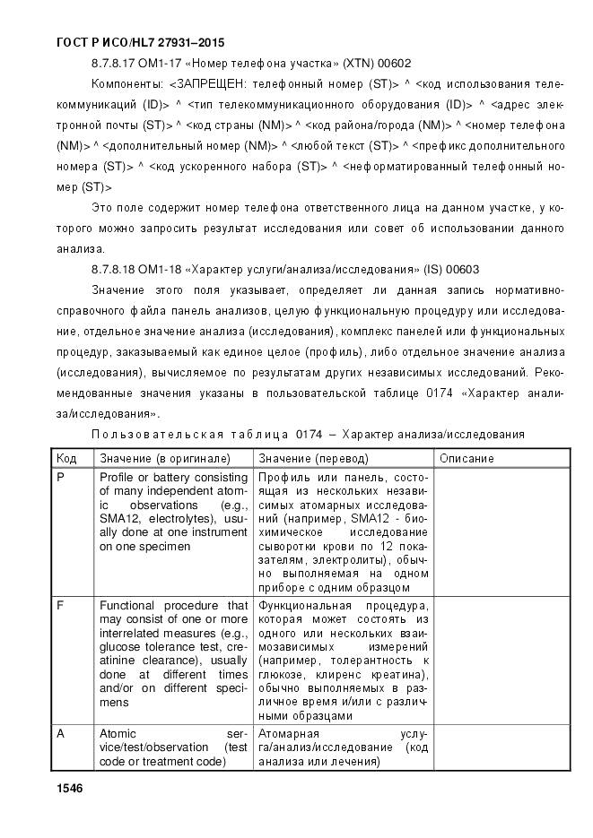 ГОСТ Р ИСО/HL 7 27931-2015, страница 1553